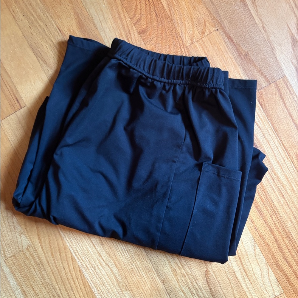 HALARA Mid-Rise Palazzo Wide Leg Pant
